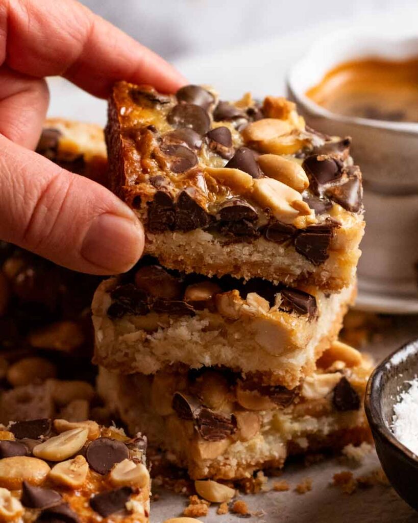 no bowl choc nut bars 9